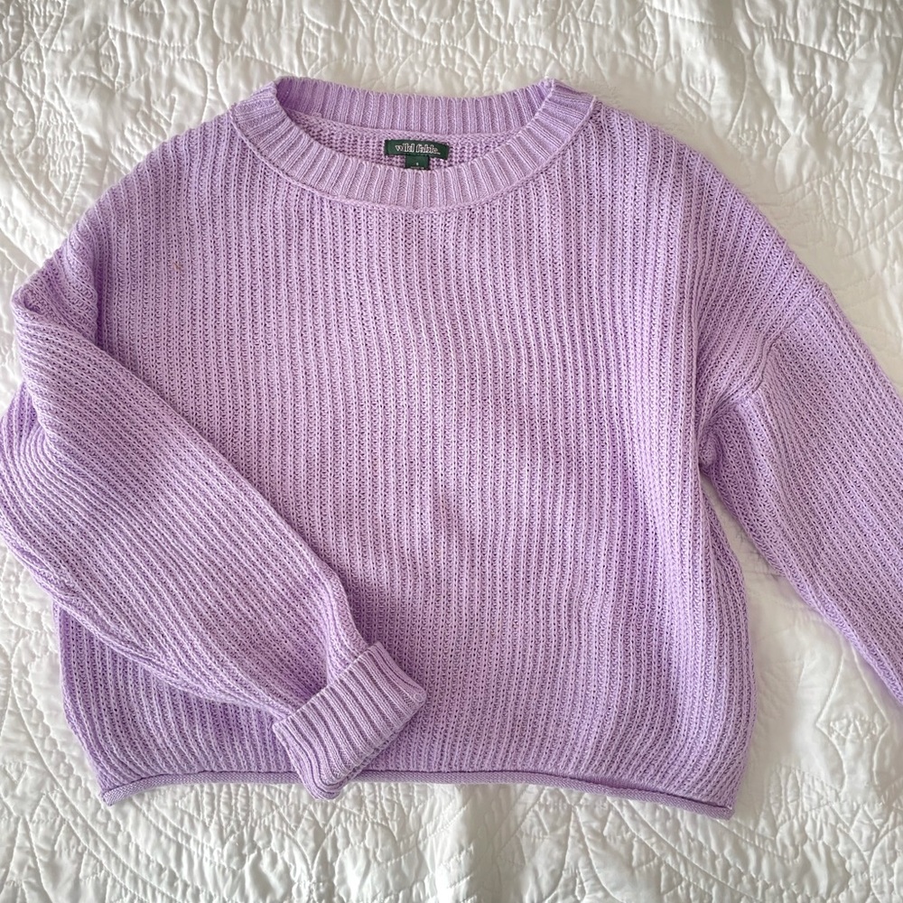 rib knit sweater